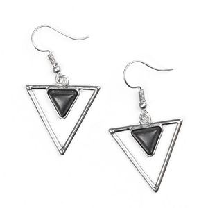 Triassic Princess - Black Earrings